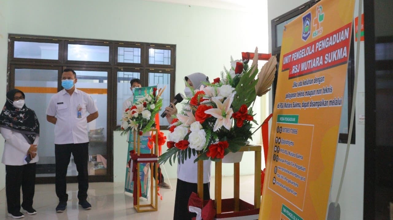 DIREKTUR RSJMS RESMIKAN RUANG UNIT PENGELOLAAN PENGADUAN (UPP) DAN RUANG KASIR